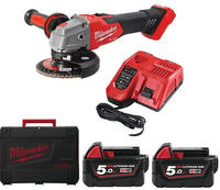 Milwaukee Akku-Winkelschleifer M18 FSAG125XB-502X mit 2x Akku 5 Ah - in HD-Box -