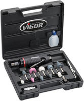 VIGOR Druckluftwerkzeug VIGOR Stabschleifer Satz mini V6906 bunt