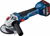 Bosch Professional Akku-Winkelschleifer GWS 18V-10 mit 2x 4.0 Ah Akkus + Lader,