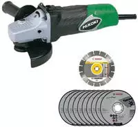 Hitachi G13SB4YGZ, Hitachi G13SB4 (125 mm) (G13SB4YGZ) Stahlfarben