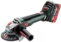 Metabo Akku-winkelschleifer Wvb 18 Lt Bl 11-125 Quick 2x 5,5 Ah Lihd Und Ladeger&auml;t