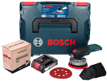 Bosch GEX 18V-125 Professional (1x 2,0 Ah + L-Boxx + Toolbrothers Turtle Set)