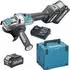 4 Ah, mit 2 Akkus: Makita GA041