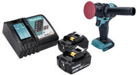 Makita DPV 300 RT Akku Schleifer Polierer 18 V 50 / 80 mm Brushless + 2x Akku...