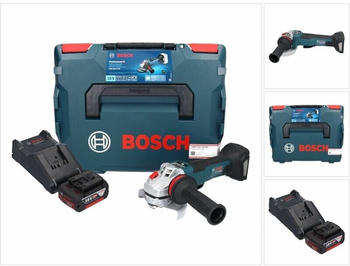Bosch GWS 18V-10 PSC (1x 5,0 Ah + Ladegerät + L-Boxx)