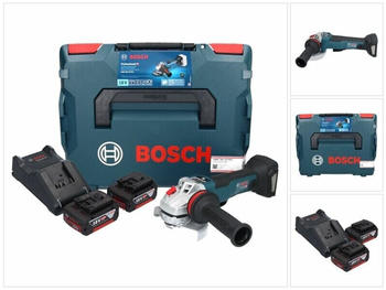 Bosch GWS 18V-10 PSC (2x 5,0 Ah + Ladegerät + L-Boxx)