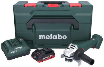 Metabo W 18 7-125 (1x 4,0 Ah + Ladegerät + metaBOX)