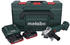 4 Ah, mit 2 Akkus: Metabo W 18 L 9-125