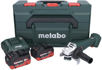 Metabo W 18 7-125 (2x 5,5 Ah + Ladegerät + metaBOX)