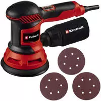 Einhell Exzenterschleifer "TC-RS 425 E" Set, 5 Stk. tlg. zum Abschleifen gerader und