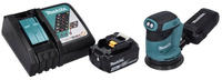 Makita Dbo 180 Rm1 Akku Exzenterschleifer 18 V 125 Mm + 1x Akku 4,0 Ah + Ladeger&auml;t