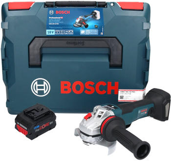 Bosch GWS 18V-10 PSC (1x 5,5 Ah ProCORE + L-Boxx)