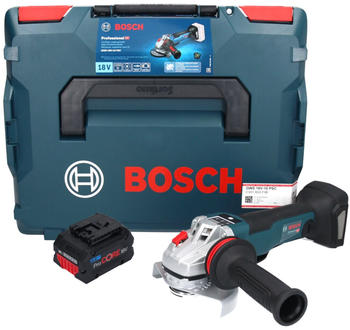 Bosch GWS 18V-10 PSC (1x 8,0 Ah ProCORE + L-Boxx)