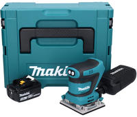 Makita DBO 482 F1J Akku Schwingschleifer 18 V 112 x 102 mm + 1x Akku 3,0 Ah +...