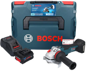 Bosch GWS 18V-10 PSC (1x 5,5 Ah + Ladegerät + L-Boxx)