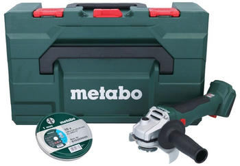 Metabo W 18 L 9-125 Solo + 10tlg. Trennscheibenset + metaBOX
