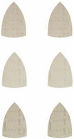 Accessories Expert M480 2608901208 Schleifnetz-set Gelocht K&ouml;rnung (num) 80, 80, 80,