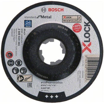 Bosch X-LOCK-Schruppscheibe T27 A 24 P BF 115 x 6,0 mm