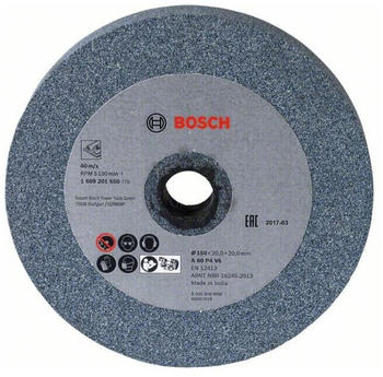 Bosch 1609201650 Schleifscheibe 150 mm 20 60 für Doppelschleifmaschine