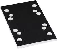 Schleifplatte mit Kletthaftung, 80 x 130 mm Bosch Accessories 2608601444