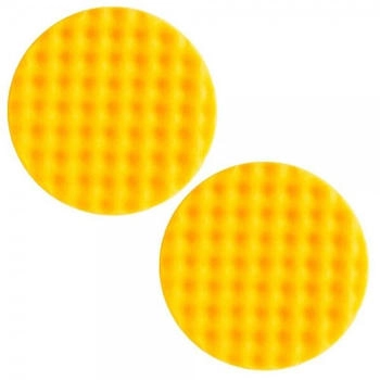 Mirka Schaumstoffpad PRO Grip Polierpads gelb gewaffelt Ø150 2 Stk.