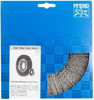 PFERD TOOLS POS Rundb&uuml;rste breit ungezopft RBU &Oslash; 200 x 25mm variable Bohrung