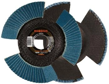RHODIUS VISION PRO Fächerschleifscheibe 125 x 22,23 mm K80 (210633)