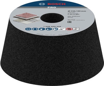 Bosch Schleiftopf konisch-Stein/Beton 90 x 110 x 55 mm K24 (1608600239)