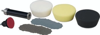 Proxxon Profi-Schleif- und Polierset mit Schleifteller Ø 30 mm und 80 mm Verlängerung (29070)