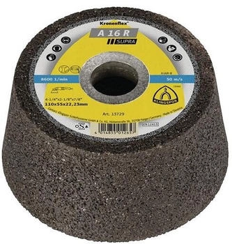 Klingspor Schleiftopf A16 R 100/55mm Stahl 16 Bohrung 22,23mm (13729)