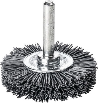 Lessmann Rundbürste Ø 50 mm Schaft 6 mm SiC Schleifborsten K.120 10 mm (415842)