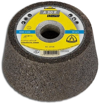 Klingspor Schleiftopf A30R Supra 110x55x22,23mm für Stahl (13728)