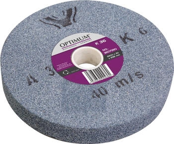 Optimum Normalkorund-Schleifscheibe Ø 150 x 20 Ø 16 mm, K80 (3107155)