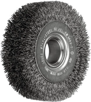 Pferd Rundbürste breit ungezopft RBU Stahl-Draht Ø100x28 (43502001)