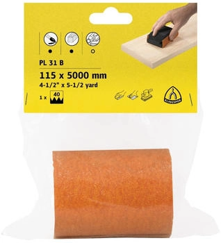 Klingspor PL 31 B Schleifpapierrolle 115 x 5000 mm Korn 120 (241820)