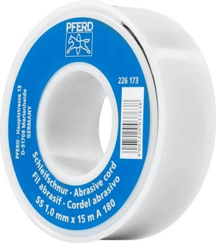 Pferd Schleifschnur SS 1,0mm x 15m A 180 für Werkzeug- und Formenbau (45019003)