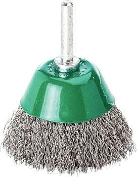 Lessmann Topfbürste/Flächenbürste Ø 50 mm Schaft 6 mm Drahtstärke 0,3 mm VA 10500 min-¹ (435362)