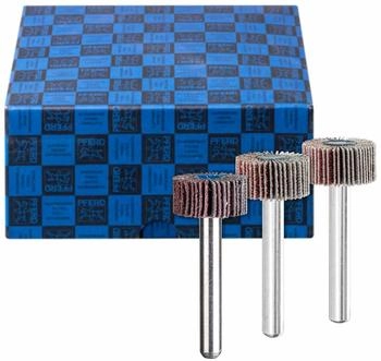 Pferd Fächerschleifer-Set Korund Ø60x30mm Schaft-ø 6mm A60, 80, 120 für Feinschliff (44498005)