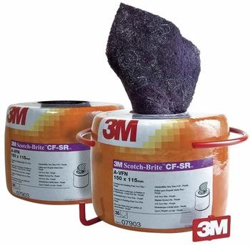 3M Scotch Brite Vliesrolle CF-SR violett 150 mm x 115 mm sehr fein 35-fach perforiert (07903)