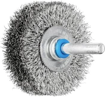 Pferd Rundbürste ungezopft RBU Ø 50x15mm Schaft-Ø 6mm Edelstahl-Draht-Ø 0,20 (43198002)