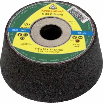 Klingspor Schleiftopf C30R Supra für Stein/Beton 110x55mm Bohrung 22,23mm (13726)
