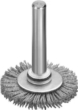 Lessmann Rundbürste Ø 30 mm Schaft 6 mm SiC Schleifborsten Körnung 320 (413871)