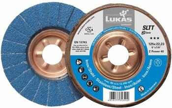 Lukas Fächerscheibe SLTT Z Power D.125mm K.40 fl.INOX ZK (A27201250400045A)