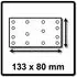 Festool STF 80x133 Granat Schleifstreifen P220, 80x133mm, 200 Stk. (497123)