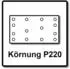 Festool STF 80x133 Granat Schleifstreifen P220, 80x133mm, 200 Stk. (497123)