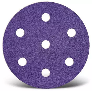 Menzer Titanium HD Klett-Schleifscheiben &Oslash;90mm 7-Loch Keramik-Mix K40, 50 Stk. (230161040)