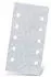 Menzer White Klett-Schleifblätter 230x115mm K180 10-Loch, 50 Stück (252121180)