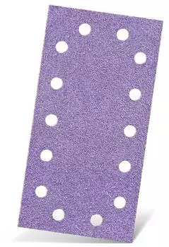 Menzer Purple HD Klett-Schleifb&ouml;gen 230x115mm 14-Loch Keramik-Mix, 50 Stk. (252241180)