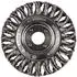 Klingspor BR 600 Z Rundbürste gezopft einreihig 178x14mm M14 0,5 Stahl (370720)