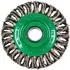 Klingspor BR 600 Z Rundbürste gezopft einreihig 178x14mm M14 0,5 Stahl (370720)